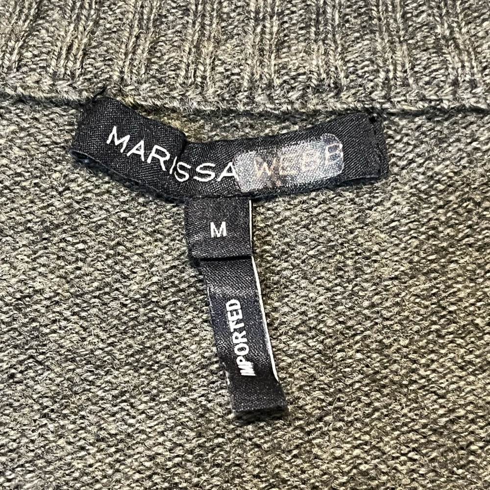 Marissa Webb Cashmere Blend V Neck Sweater - Picture 6 of 7